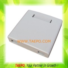 2 Fibers plastic SC or LC Fiber optic surface box