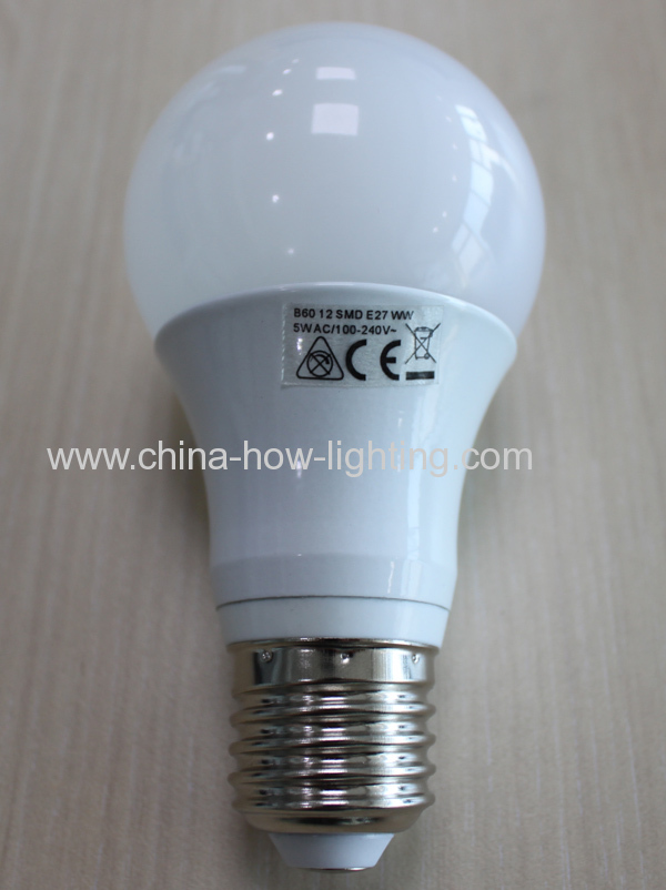 LED LIGHT E27 Bulb with EPISTAR 12 pcs 5630 SMD