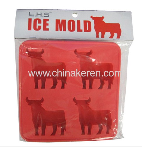 TPR red animal Ice Moulds