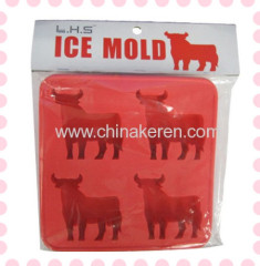 TPR red animal Ice Moulds