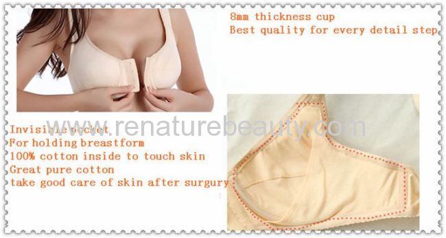 Stocked brand quality breast bra for mastectomy with no-wire