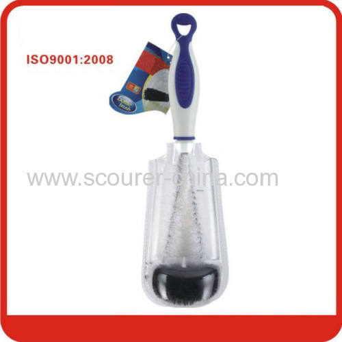 Wholesale Multifunctional plastic bottle brush with Paper card Package