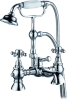 UK style double handle bath shower faucet mixer