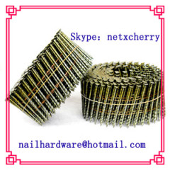 Wire weld wooden pallet coil nail (manufacture)