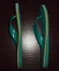 STOCK -----BRAND PLASTIC LIGHT SANDALS ART.915A BLUE/GREEN z