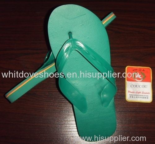 PVC slippers white dove z