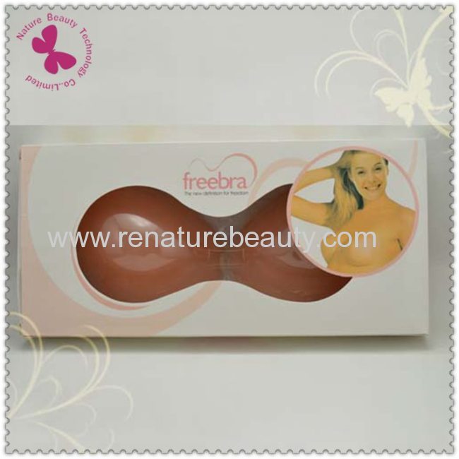 silicone made push up backless Stick invisible silicone bras