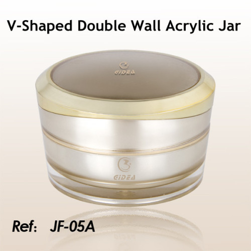 15ml 30ml 50ml double wall Acrylic cosmetic jars suppliers
