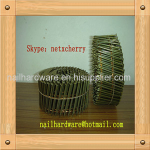 Wire weld Pallet coil nails with screw/ring/smooth shank