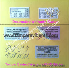 Warranty VOID Protection Labels,Do Not Remove Security Label,Warranty Invalid If Seal Tampered Stickers