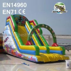 Inflatable Spongebob Theme Slide With Changable Theme