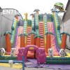 Colorful For Jungle Animal World Inflatable Slide