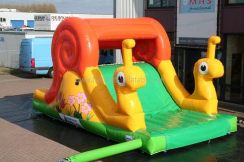 Yellow Indoor Inflatable Snail Slide