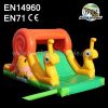 Yellow Indoor Inflatable Snail Slide