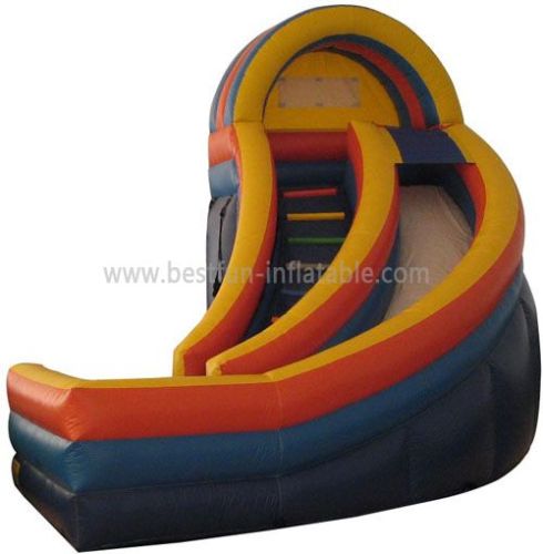 Big U Turn Inflatable Water Slide