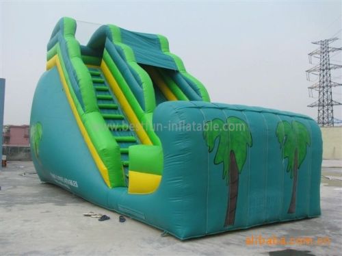 Jungle Inflatable Slide For Rental Business Commercial Quality