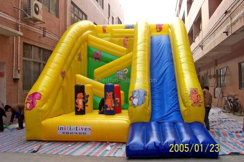 Yellow Children Inflatable Slide