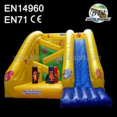 Yellow Children Inflatable Slide