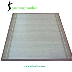 weave pattern bamboo carpet