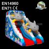 New Inflatable Dolphin Cartoon Slide