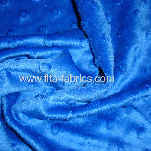 Super soft minky fleece fabric