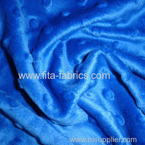 Super soft minky fleece fabric