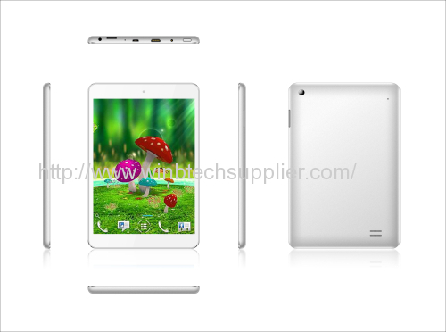 7.85inch mtk8389 quad core 3g bluetooth gps tablet pc