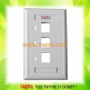 3-port 70 x 115mm AP type faceplate