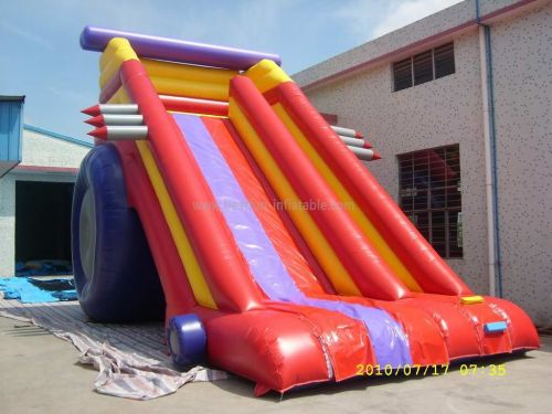 Russia Red Inflatable Slide