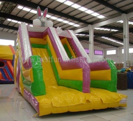 Rabbits Inflatable Slides For Kids