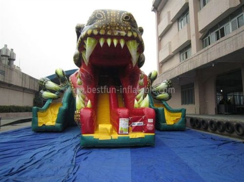 Inflatable Dinosaur Slide With High Quality