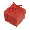 Corrugated Cardboard Red Jewellery Boxes Matt / Gloss Lamination , 3 X 3 X 3 Gift Box