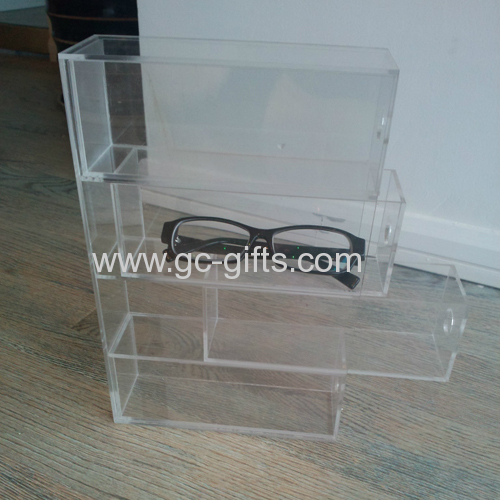 4 drawer type glasses display