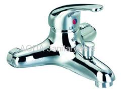 Single handle wall monted bath shower faucet mixer