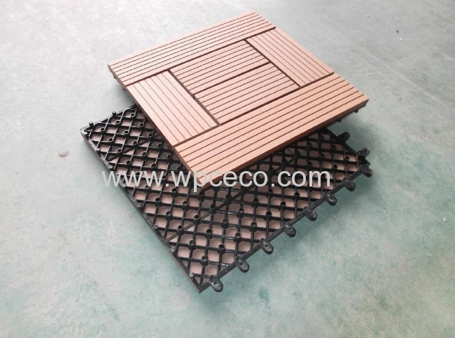 Cheapest outside wpc DIY tileflooring 