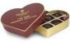 Sweet Christmas Stocking Heart Shape Cardboard Chocolate Box With Cells