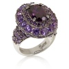 Oval Simulated Amethyst Ring