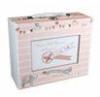 Mini Rigid Cardboard Suitcase Box With Handles / Metal Lock For Children's Toy