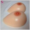 Comfortable and natural looked oval shape silicone breast form of False breast for men