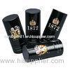 Luxury Black Round Large Diameter Cardboard Tube Packaging For Perfume , Matt Lamination