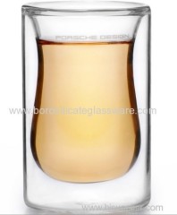Heat Resistant Borosilicate Double Wall Thermo Glass Coffee Cups