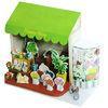 EN71 / 6P 3D Paper House Puzzle Paper Toy Models , Environment-Friendly