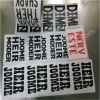 Custom 10x10cm Eggshell Stickers Printed with Black Texts,Big Size Eggshell Sticker with Strong Adhesive