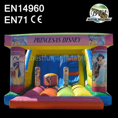 Princess Inflatable Slides Bouncey Combo