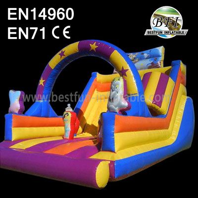 Differnet Theme Inflatable Aladdin Park Slide