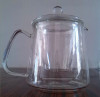 Double Wall Heat Resistan Glass Teapot Coffee Pot