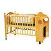 Personalised Lengthen Wooden Baby Swing Crib With Cabinet