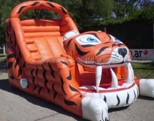 Excellent Design Inflatable Tiger Slide Big Slide