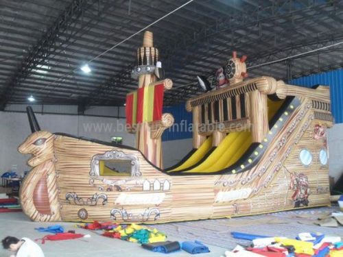 Commercial Quality Big Inflatable Pirate Ship Bouncer