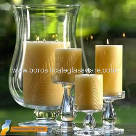 Heat Resistant Borosilicate Glass Candle Holders